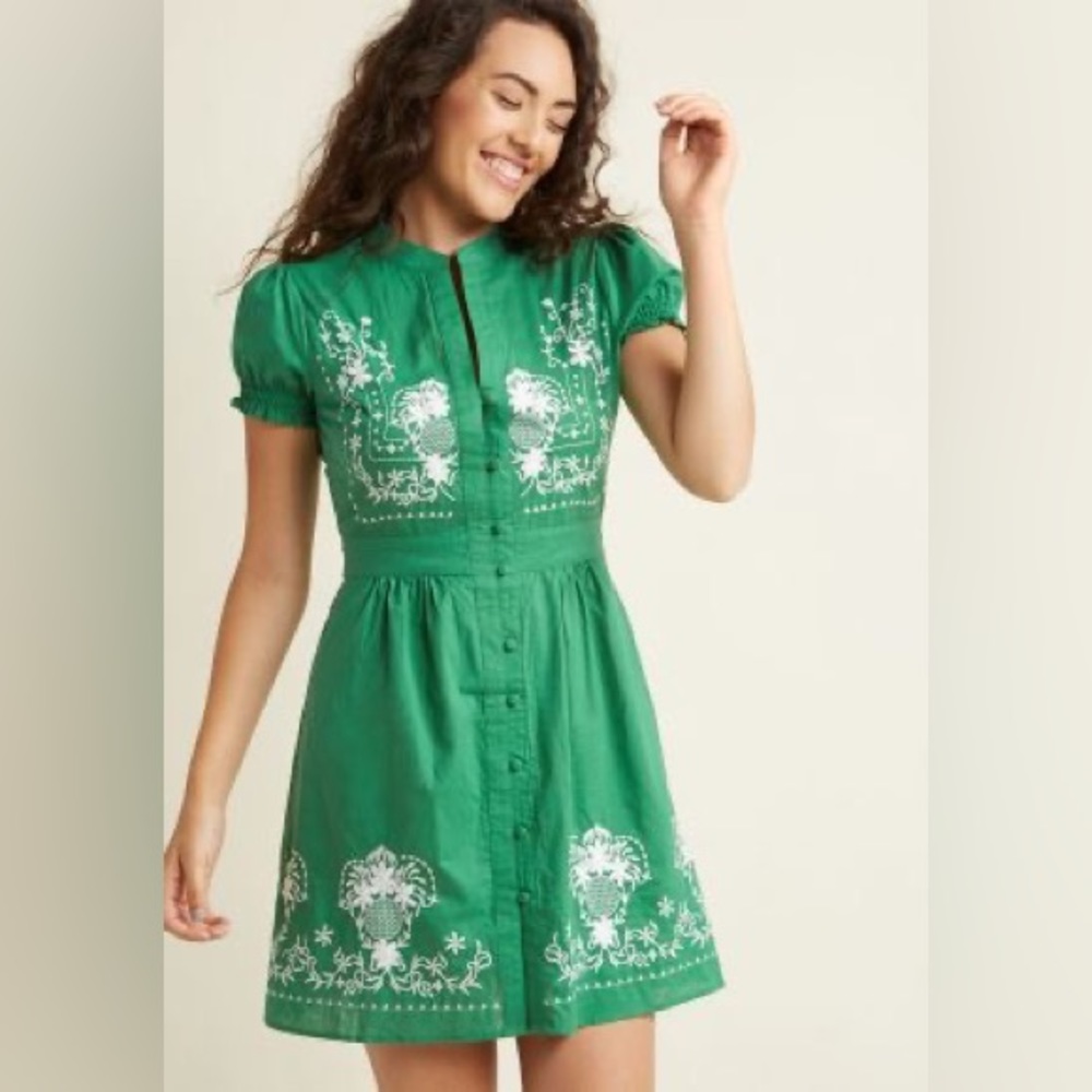 Needlework it Out A-Line Dress from Modcloth